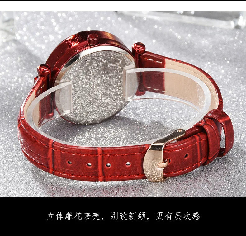 

Luxury Rose Gold Watch Women Special Design 360 Degrees Rotation Diamond Dial Watches Mesh Magnet Starry Sky Ladies Watch Quartz