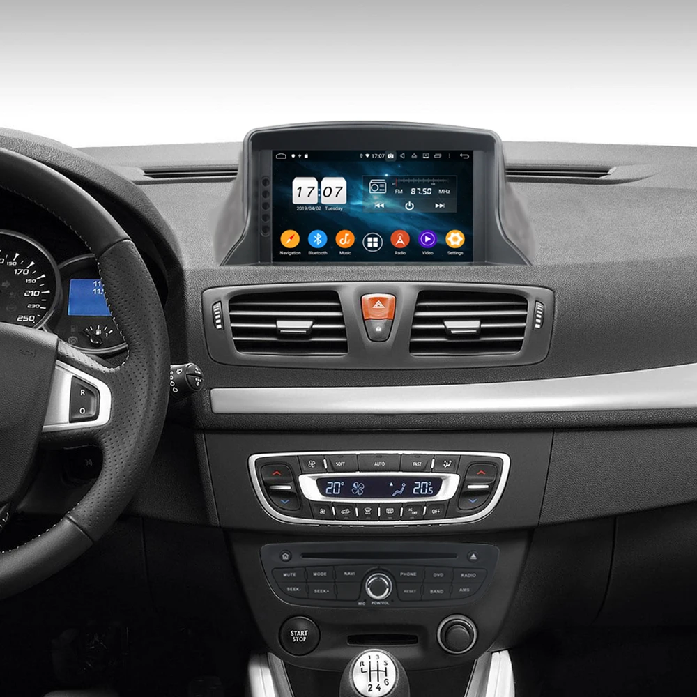 Автомагнитола Owtosin мультимедийный видеоплеер навигация GPS Android 9 0 для Renault Megane III
