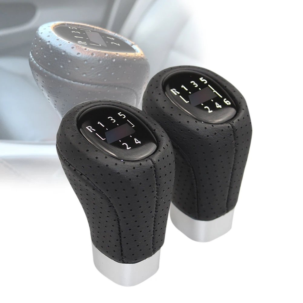 

ABS Leather 5 Speed/6 Speed MT Gear Shift Knob with M Symbol Shift Stick Replacement Knob Part For BMW 3 1 M Performance E90 E87