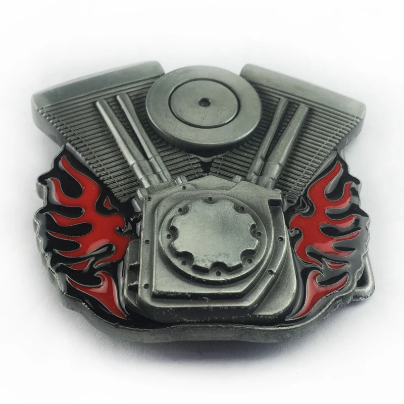 Модная металлическая 3d пряжка с двигателем в стиле панк рок ремень шириной 4 см