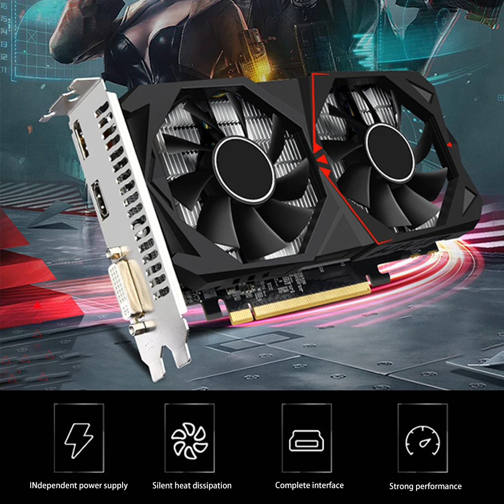 GTX960 4G Graphic Card GDDR5 128bit Computer Gaming Video Card HD Desktop Computer Graphic Card 1127MHz GPU Core Frequency