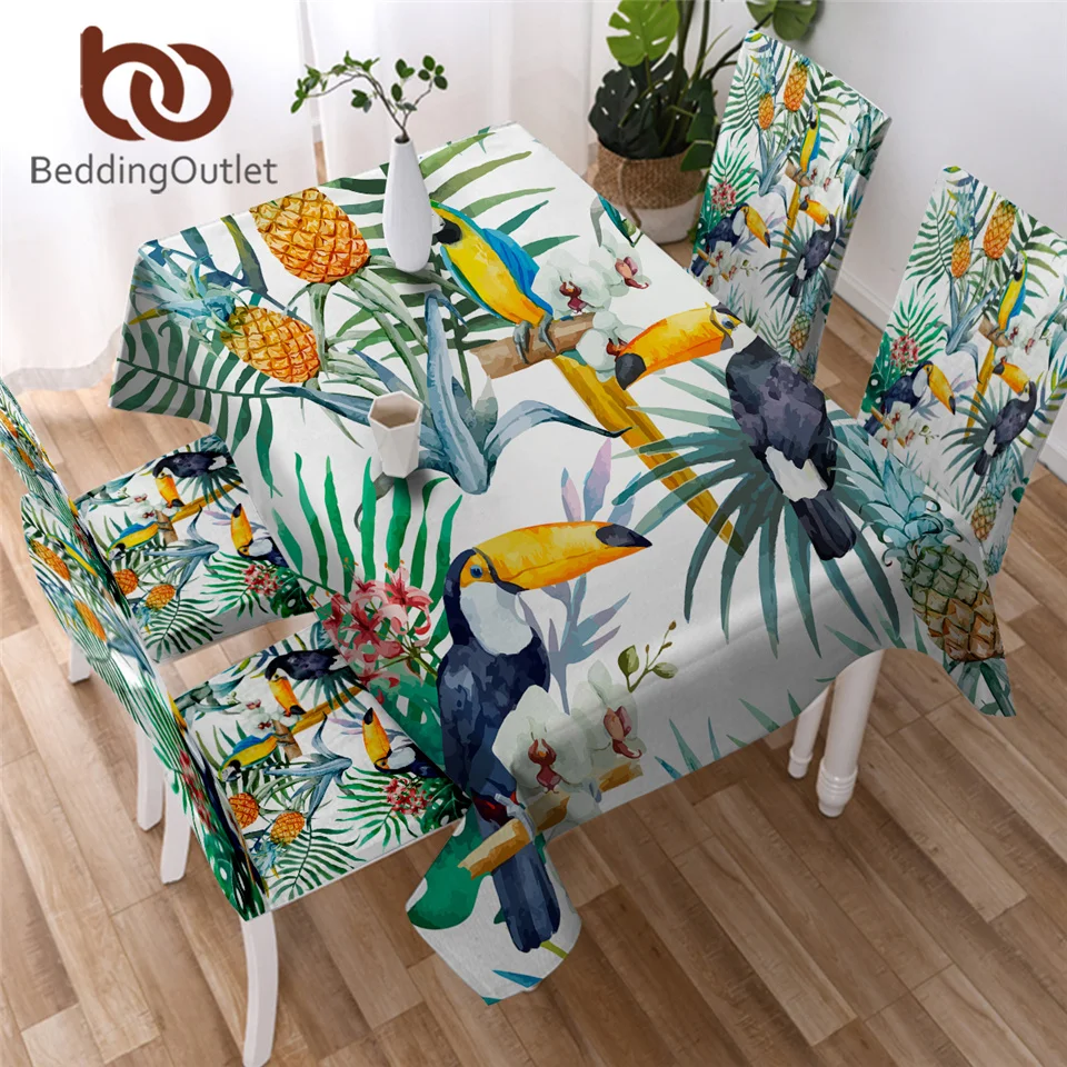 Скатерть BeddingOutlet Toucan водонепроницаемая скатерть для обеденного стола