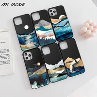 hand painted scenery phone case for iphone 13 12 11 mini pro xs max 8 7 6 6s plus x se 2020 xr