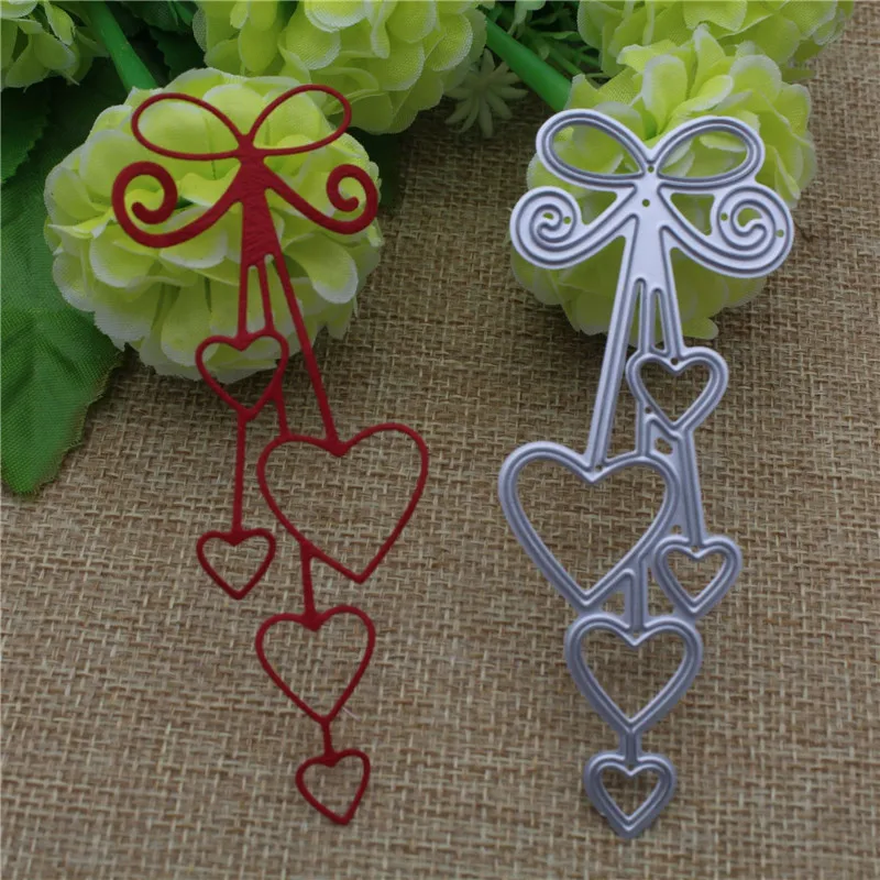 

Pendant Heart DIY Scrapbook Paper Molds Postcard Handmade Craft Stencil Album Handcraft Embossing Mould Metal Cutting Knife Mold