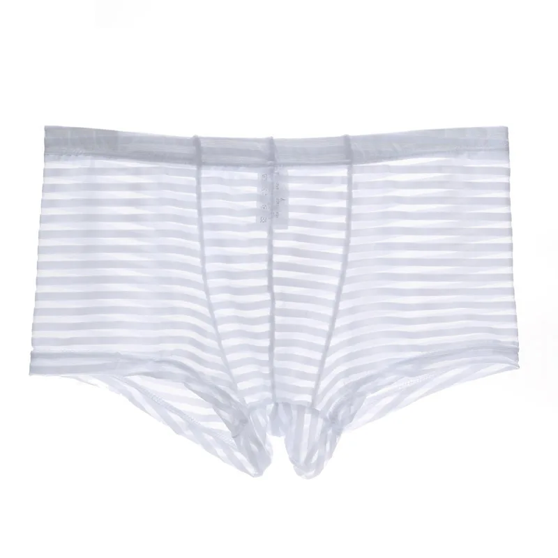 Мужские шорты сетчатые шелковые Бесшовные тонкие u-образные выпуклые Дышащие