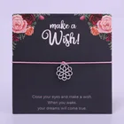 Цветок девушка невесты браслеты с кулоном в форме бесконечности женщины мужчины унисекс регулируемые ювелирные изделия свадебный подарок Прямая доставка