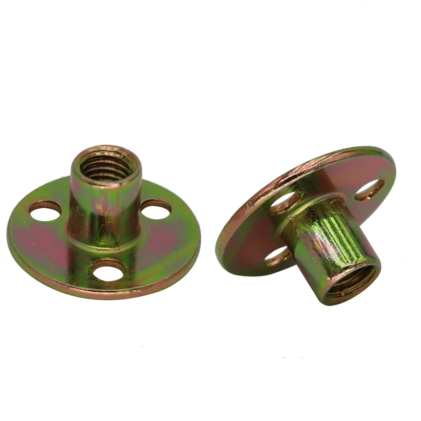 M8 M10 цветной цинковый углеродистый стальной Соединительный Втулка с тремя