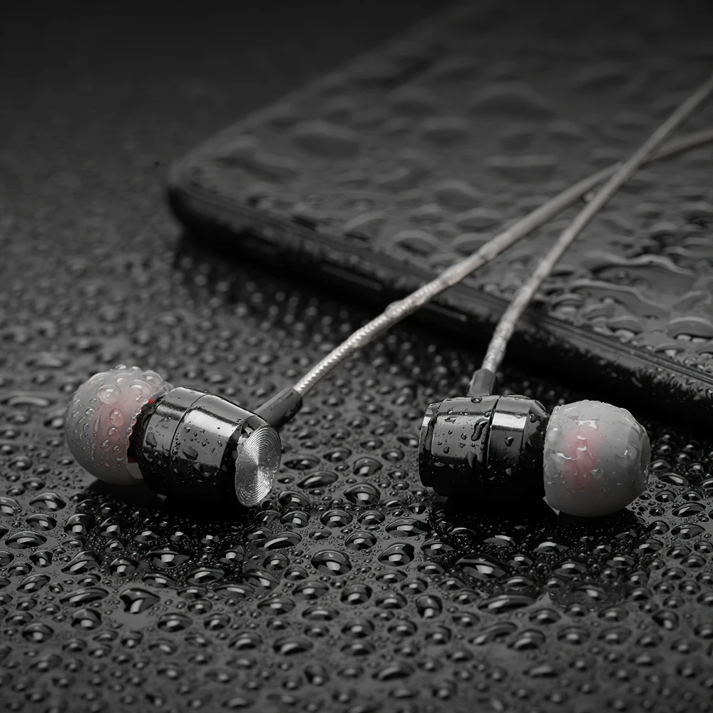 5D стерео наушники проводные Hi-Fi наушники-вкладыши с шумоподавлением гарнитура
