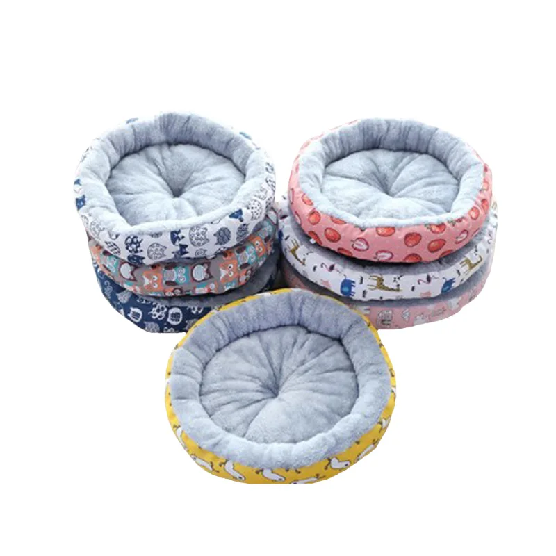 

Round Pet Cat Litter Keeps Warm In Winter Deep Sleep Comfortable Soft Dog Sofa Litter Three-dimensional Side Wall Pet Litter