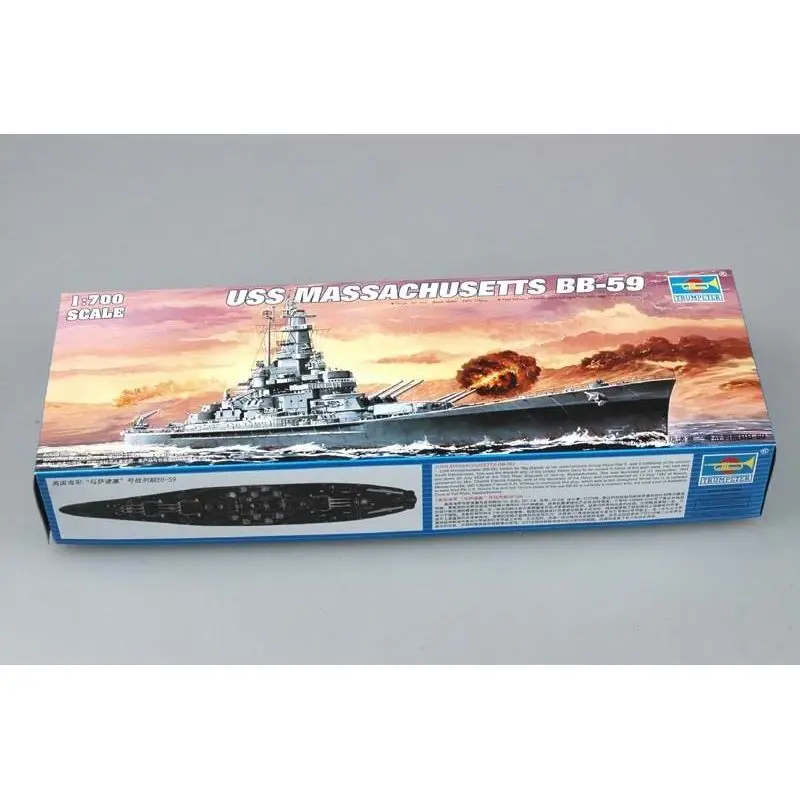 Trumpeter 05761 1/700 USS штат Массачусетс (BB-59) -набор моделей в масштабе