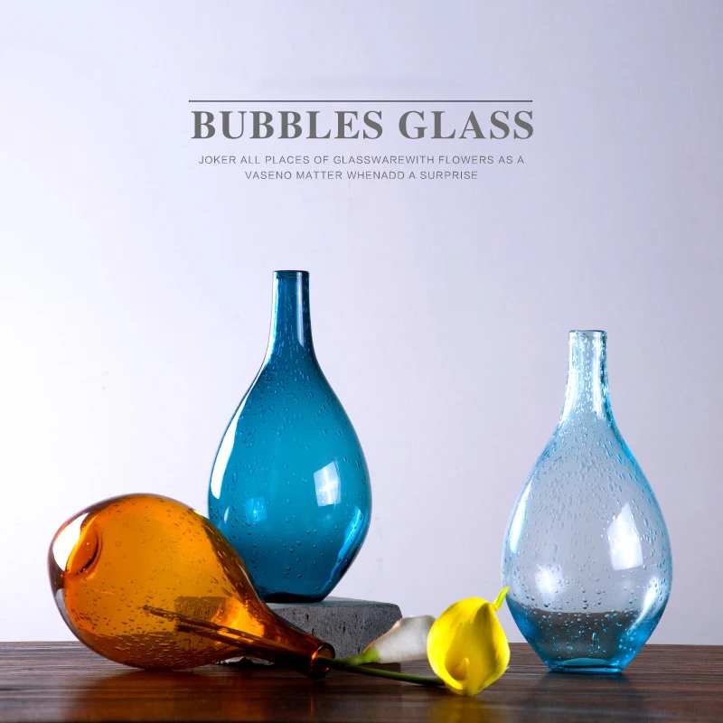 Стеклянная ваза Strongwell в скандинавском стиле современные креативные вазы