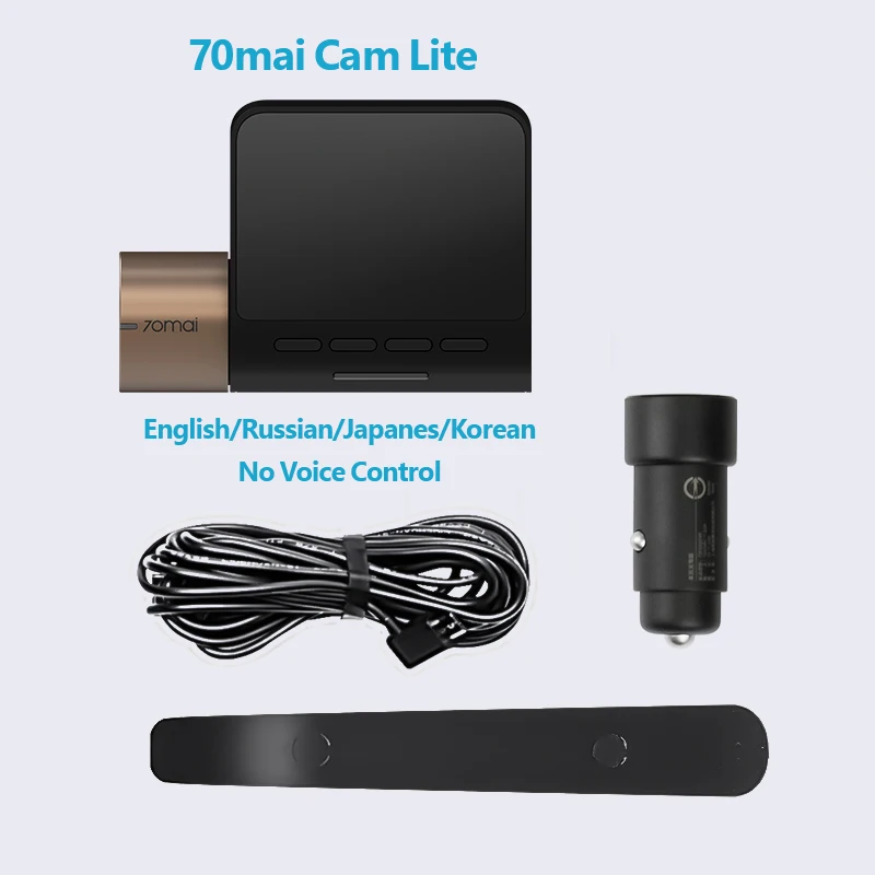 70mai Cam Lite 70mai Dash Cam Lite 1080P gps Функция скорости 70 mai Cam Lite 24H монитор парковки 1080P 130FOV ночное видение 70MAI Wifi автомобильный видеорегистратор - Название цвета: 70mai Cam Lite
