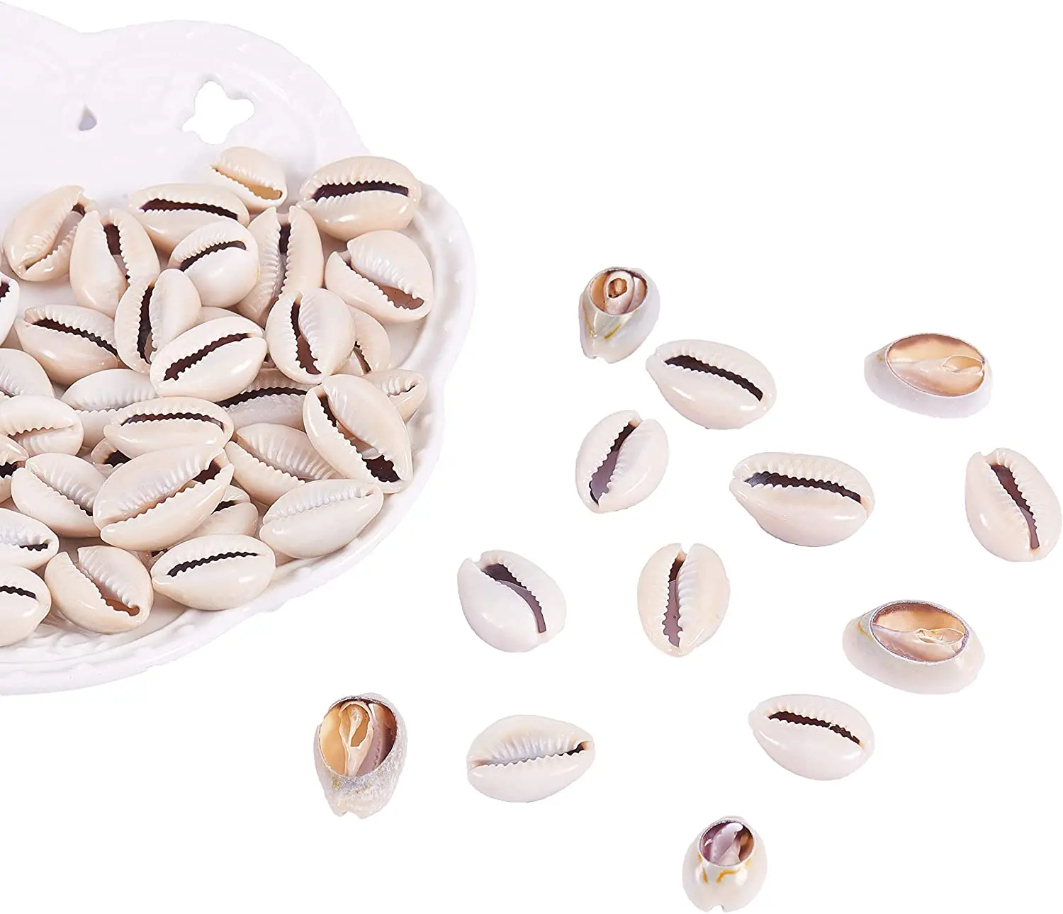 

Бусины из морской ракушки, 50 шт., окрашенные бусины из ракушек, бусины из натуральной ракушки для изготовления ювелирных изделий, поделок св...