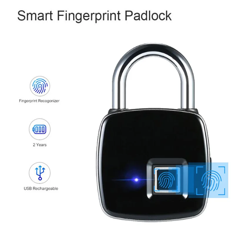 Умный Замок БЕСКЛЮЧЕВОЙ замок с отпечатком пальца IP65 Водонепроницаемый cerradura