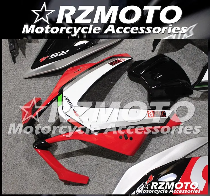 Литьевая Форма ABS Полный обтекатели наборы Подходит для Aprilia RS4 50 RS125 2012 2013 12 13 14 15 тела набор красный черный