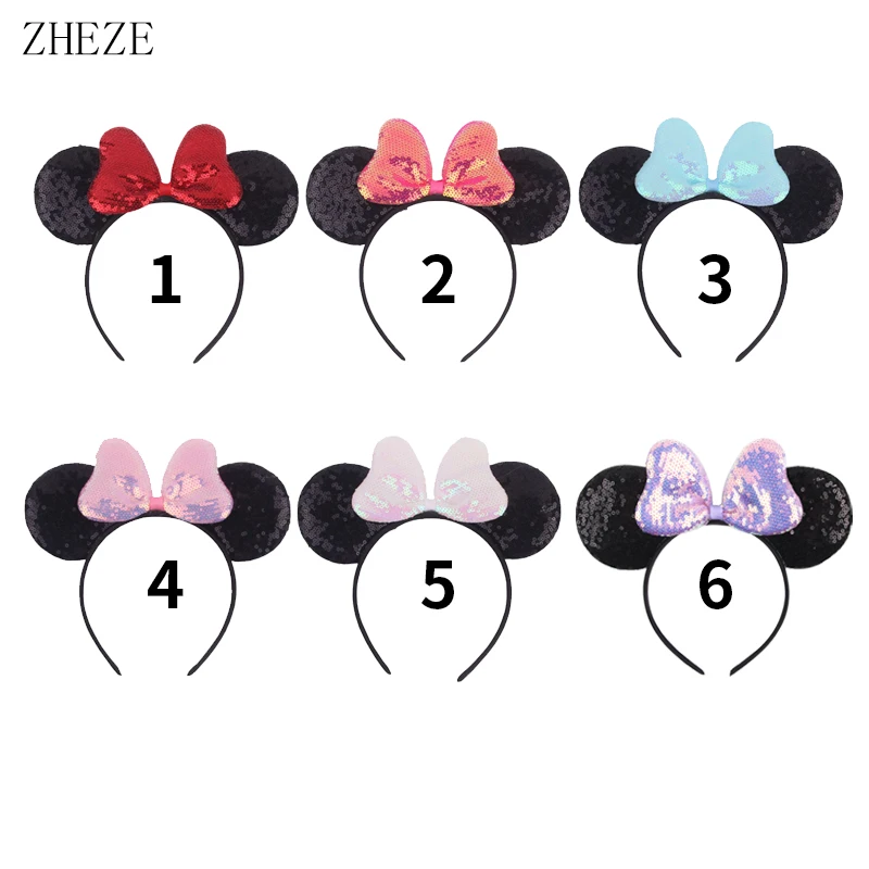 Рисунок 3 - 2023 Милая ободок с бантом и блестками в виде мыши