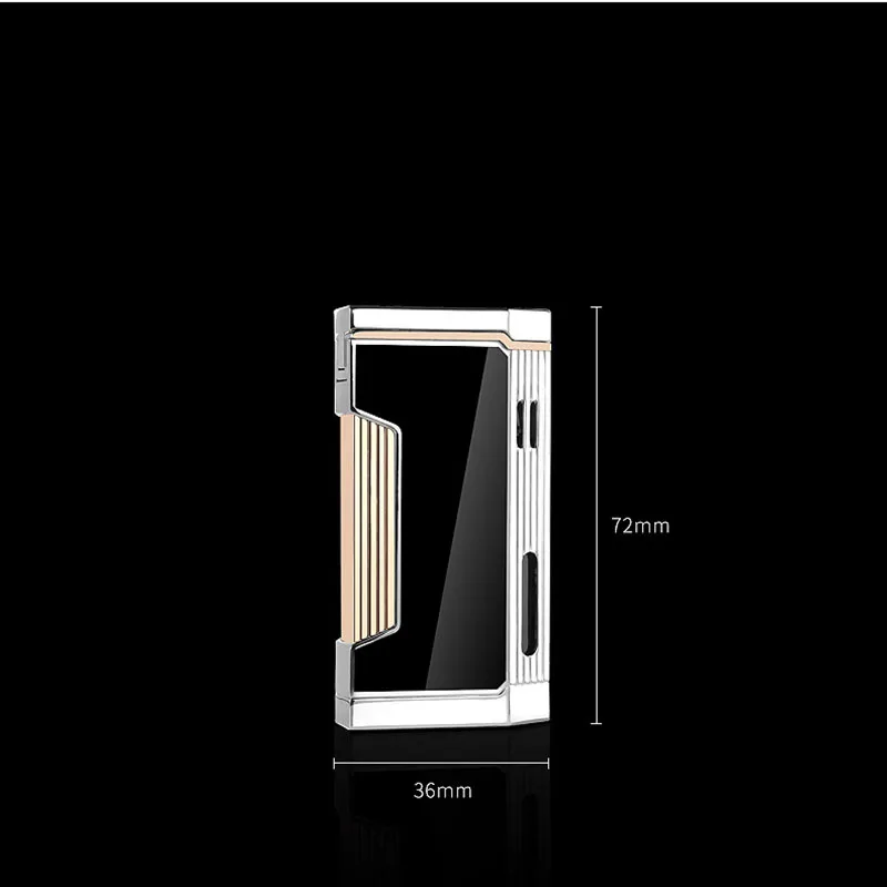 Высокая Давление с прямым впрыском двойной пламени горелки газовая зажигалка Turbo