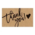 50 шт. карточки из крафт-бумаги, спасибо за ваш заказ, карты превзошли благодарных голографических визиток для свадьбы, деловая сумка, Рождественская подарочная коробка