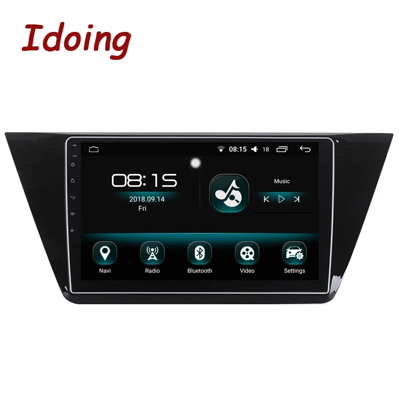 Idoing автомобильный мультимедийный плеер на Android 10 2 экран 2016 дюйма 4 Гб + 64