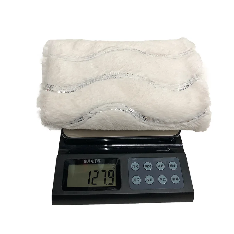 Наволочка для подушки Наволочки с блестками и волнистой вышивкой плюшевые