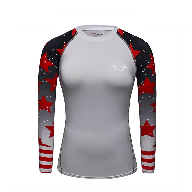 Новый костюм для йоги женские спортивные колготки с длинным рукавом и принтом