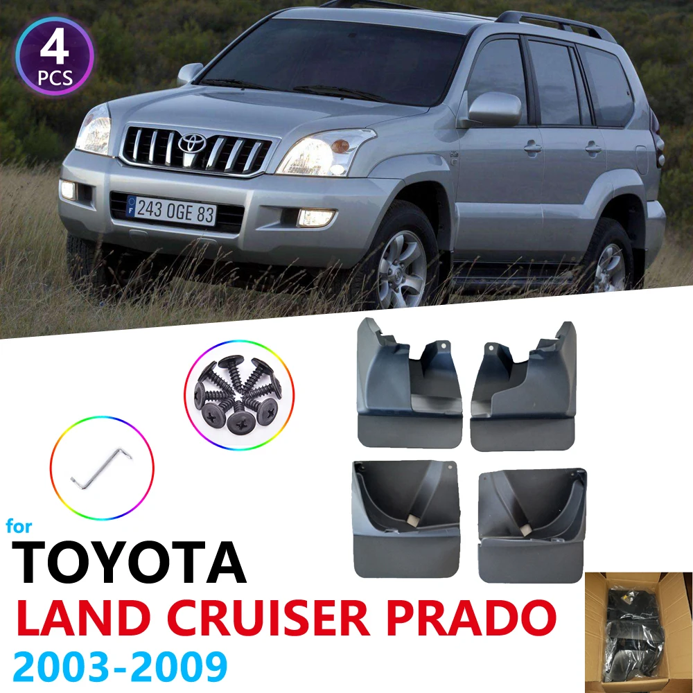 Брызговики для Toyota Land Cruiser Prado LC120 FJ120 120 2003 ~ 2009 брызговики автомобильные