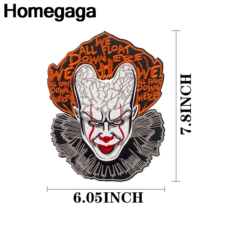 Homegaga Стивен Кинг это куртка большой размер нашивки вышитые железные на аксессуар новое поступление косплей одежда наклейки D2337
