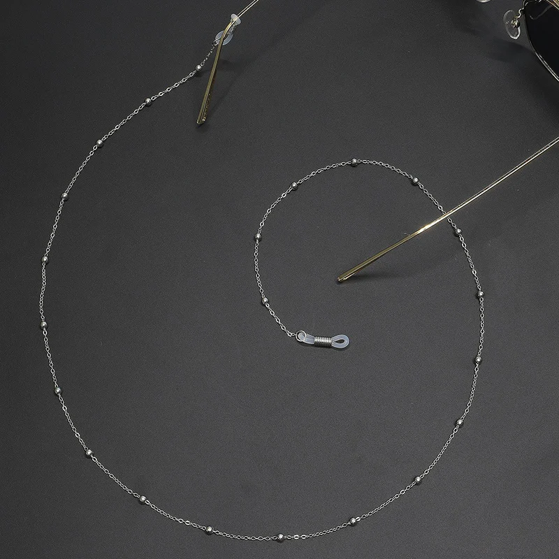 

Hot Chic Womens Gold Silver Eyeglass Chains Sunglasses Reading Beaded Glasses Chain Eyewears Cord Holder neck strap Rope