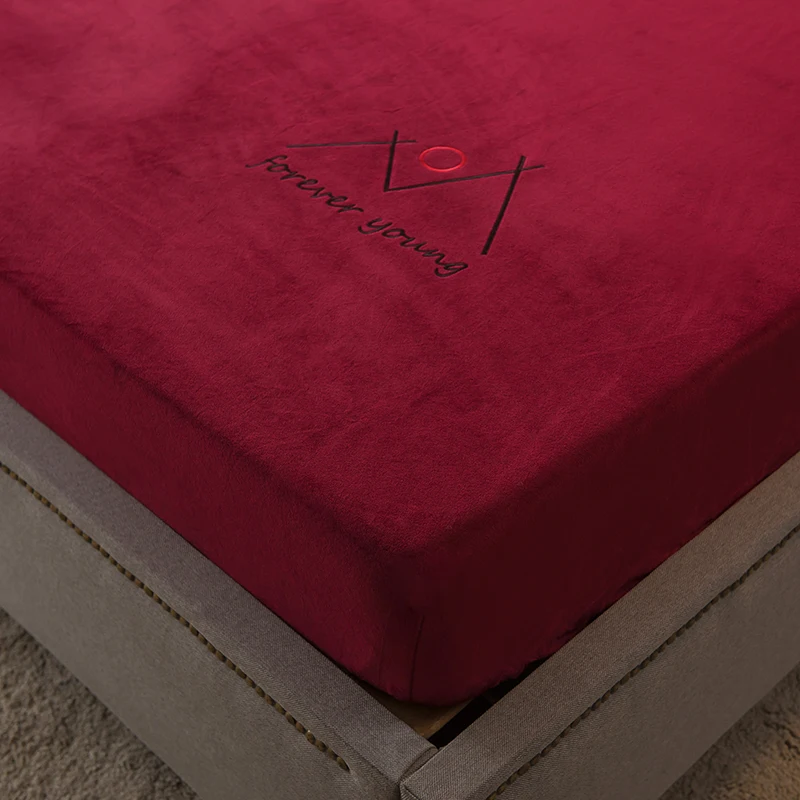 2019 новые продукты утолщенные теплые хрустальные бархатные простыни наволочки 2/3