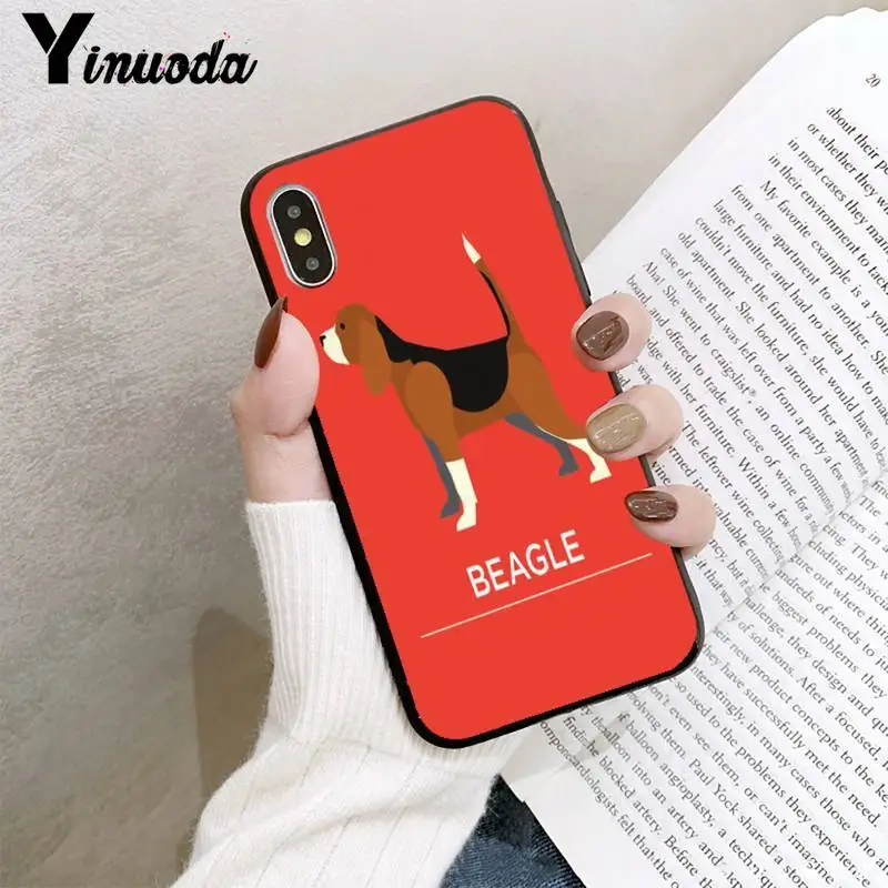

Yinuoda Beagle Dog Custom Phone Case For iPhone 5 5s SE 11 8 7 6 6S Plus 7 plus 8 plus X XS MAX 5 5S XR 11 Pro max SE 2020 Cover