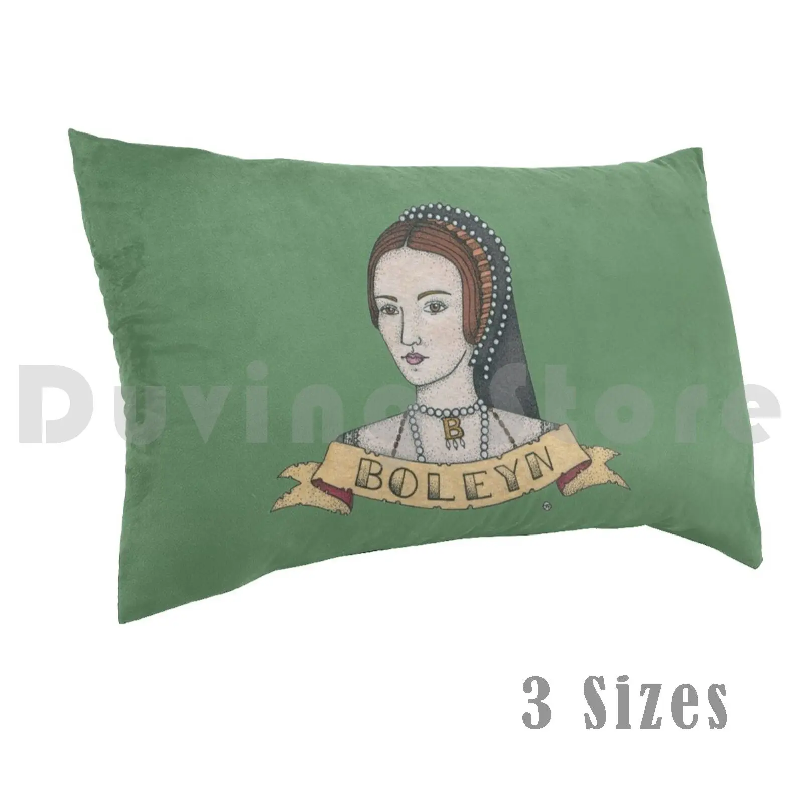 

Anne Boleyn Pillow Case DIY 50x75 Quen Tattoo Traditional