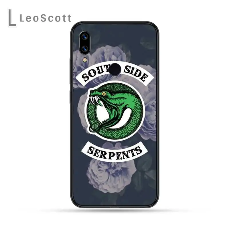 

American TV Riverdale Southside Serpents Phone Case For Xiaomi Redmi Note 4 4x 5 6 7 8 pro S2 PLUS 6A PRO