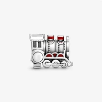 pure 925 sterling silver express train charm beads fit original pandora bracelet silver s925 jewelry making gift