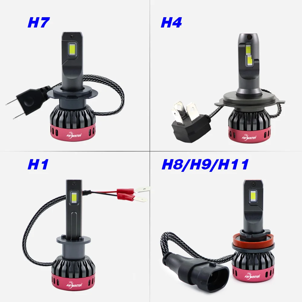 Mcdrlled 2020 Новый супер яркий H1 Led H8 H9 H11 Автомобильные фары автомобильные лампы 3600lm 12v