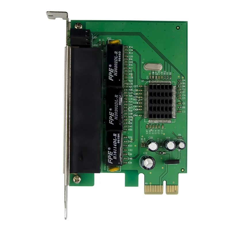 Фото Коммутационная плата PCIe Fast Ethernet 10/2022 Мбит/с Карта IC Plus IP175 5 портов сеть RJ45 новинка Коммутационная плата PCIe Fast Ethernet 10/2022 Мбит/с Карта IC Plus IP175 5 портов сеть RJ45 новинка