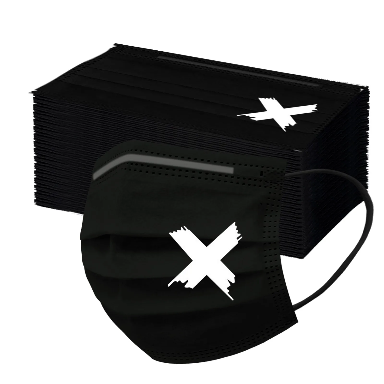 Маска для лица с принтом собаки 50 шт. | Аксессуары одежды