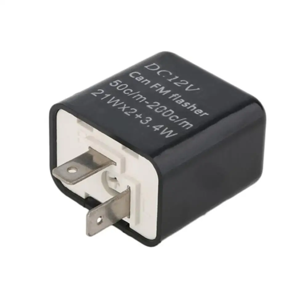 12V 2 Pin Светодиодный проблесковый маячок Регулируемая частота указатель поворота