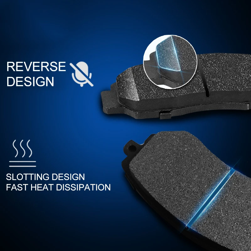 4 шт./компл. автомобильные передние и задние керамические тормозные колодки для