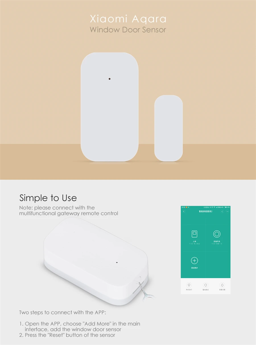 Xiaomi mijia Aqara датчик окна двери Zigbee беспроводное соединение умный мини датчик двери работает с Android IOS приложение управление