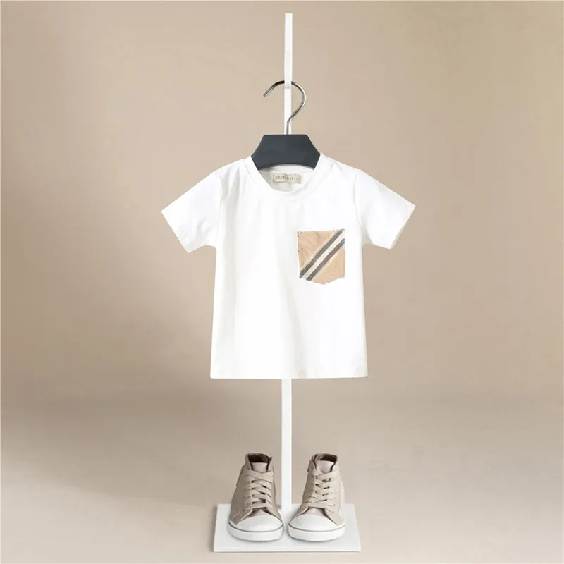 Одежда для мальчиков Детская футболка рубашка с коротким рукавом топ девочек