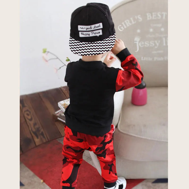 Spring Autumn Baby Boys Clothes Full Sleeve T-shirt And Pants 2pcs Cotton Suits Children Clothing Sets Toddler Brand Tracksuits |