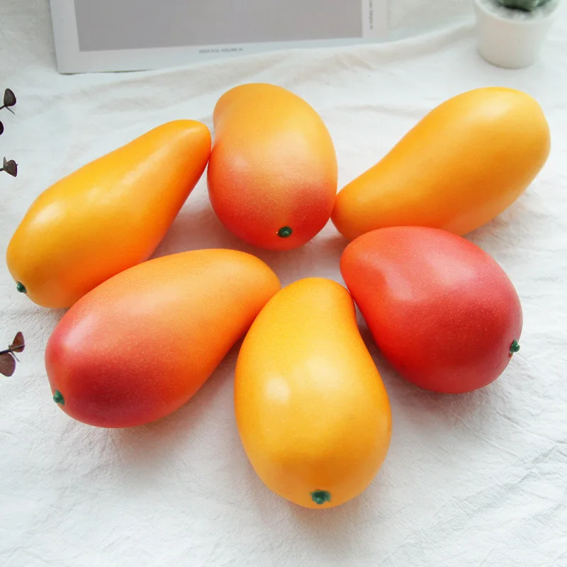 Большой зеленый манго искусственные фрукты модель магазин фруктов реквизит