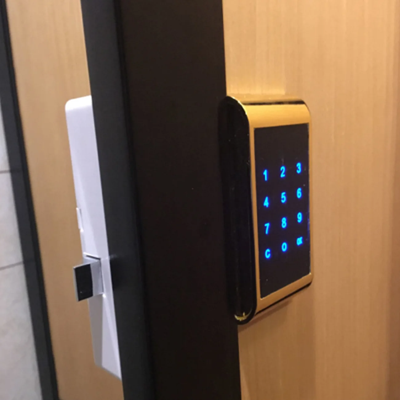 

1Pc Smart Lock Code Security Lock Touch Digital Keypad Electronic Deadbolt Lock Password Security Cabinet Coded Lock Anti-theft