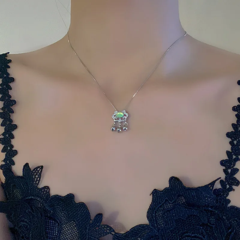 

Fashion Temperament Tassel Cute Necklace Women Small Bell Wholesale Necklaces