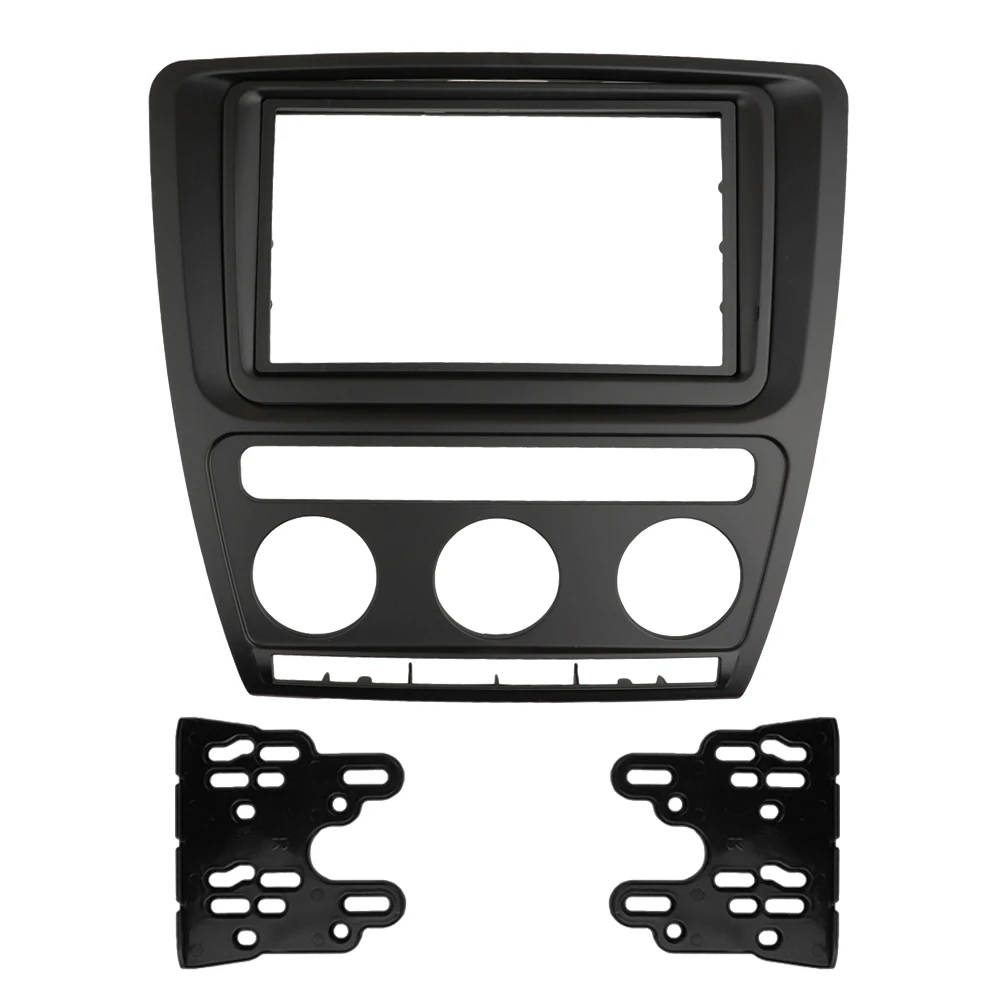 Двойная Din панель для Skoda Octavia 2004-2010 CD DVD Facia стерео установки на приборную