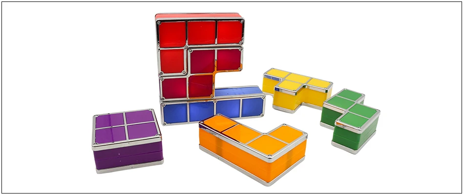 Новинка Hinnixy Tetris Puzzle Light Стекируемый светодиодный прикроватный декор для детей освещение 3D Ретро игра башня лампа красочный кирпич DIY игрушки