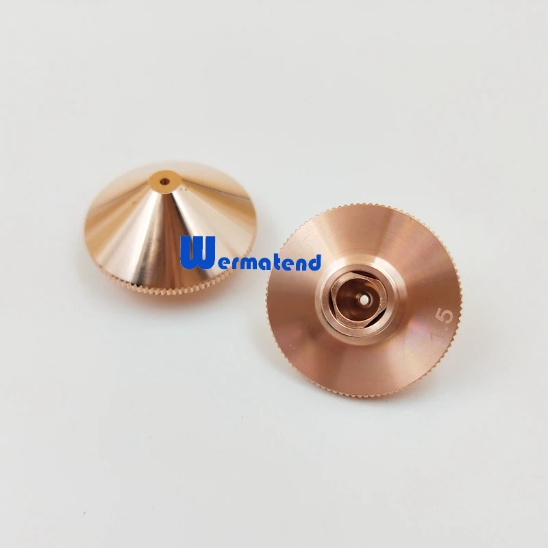 Wermatend 10 шт./лот CO2/волоконные лазерные сопла P0591-574-00018 двухслойные для Hans wsx режущие