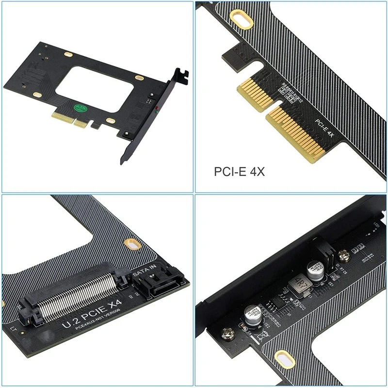 Переходная карта U.2 к PCI-E X4 3 0 дюйма для жесткого диска | Компьютеры и офис