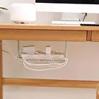 Подставка-органайзер под стол, настенная стойка для хранения проводов, шнуров и адаптеров питания
