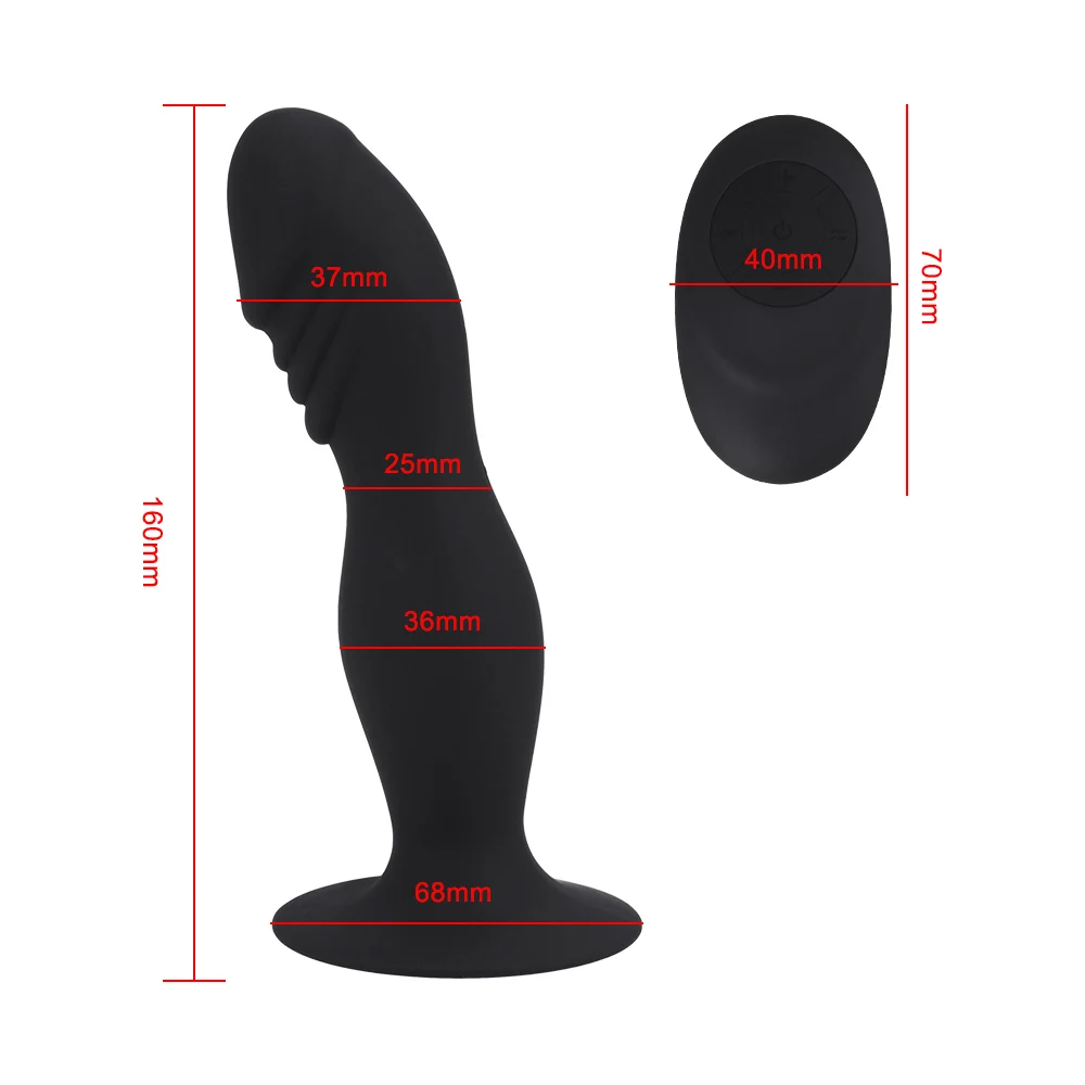 Беспроводной массажер простаты G-spot с дистанционным управлением 10 скоростей